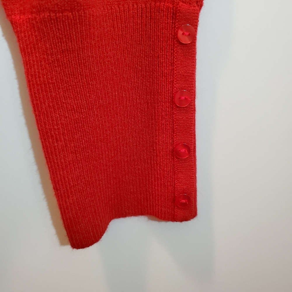Red Pullover Sweater - Picture 4 of 8